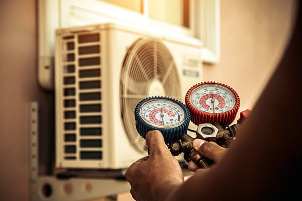 Professional Heat Pump Repair technician working in Bishop, CA